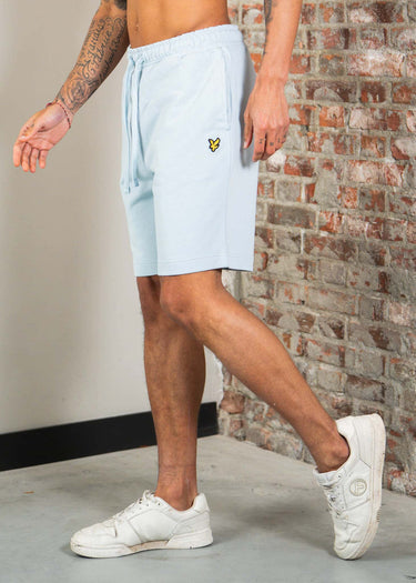 Lyle & Scott Korte Broeken Plain sweatshot - opal blue