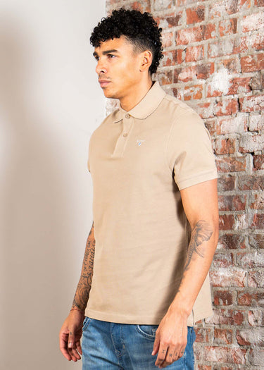 Barbour Polo's Barbour tartan pique polo shirt - washed stone dress