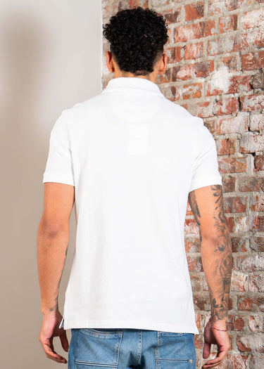 Barbour Polo's Barbour tartan pique polo shirt - white dress