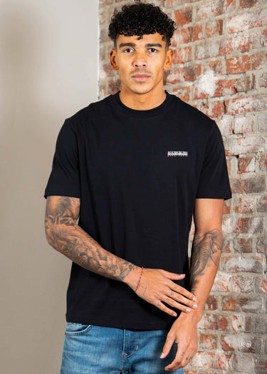 Napapijri T-shirts S small box ss - black beauty
