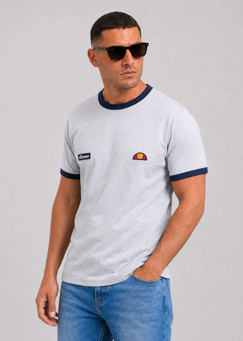 Ringetto tee - light grey marl