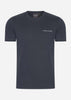 Lyle & Scott T-shirts Embroidered t-shirt - dark navy white