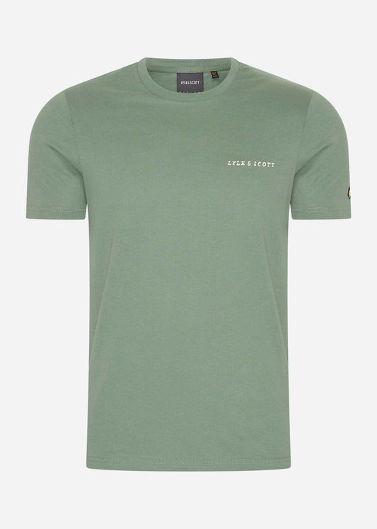 Lyle & Scott T-shirts Embroidered t-shirt - duck green cove