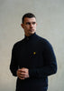 Lyle & Scott Truien  Cotton merino quarter zip jumper - dark navy 