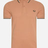 Fred Perry Polo's  Twin tipped Fred Perry shirt - light rust warm green 