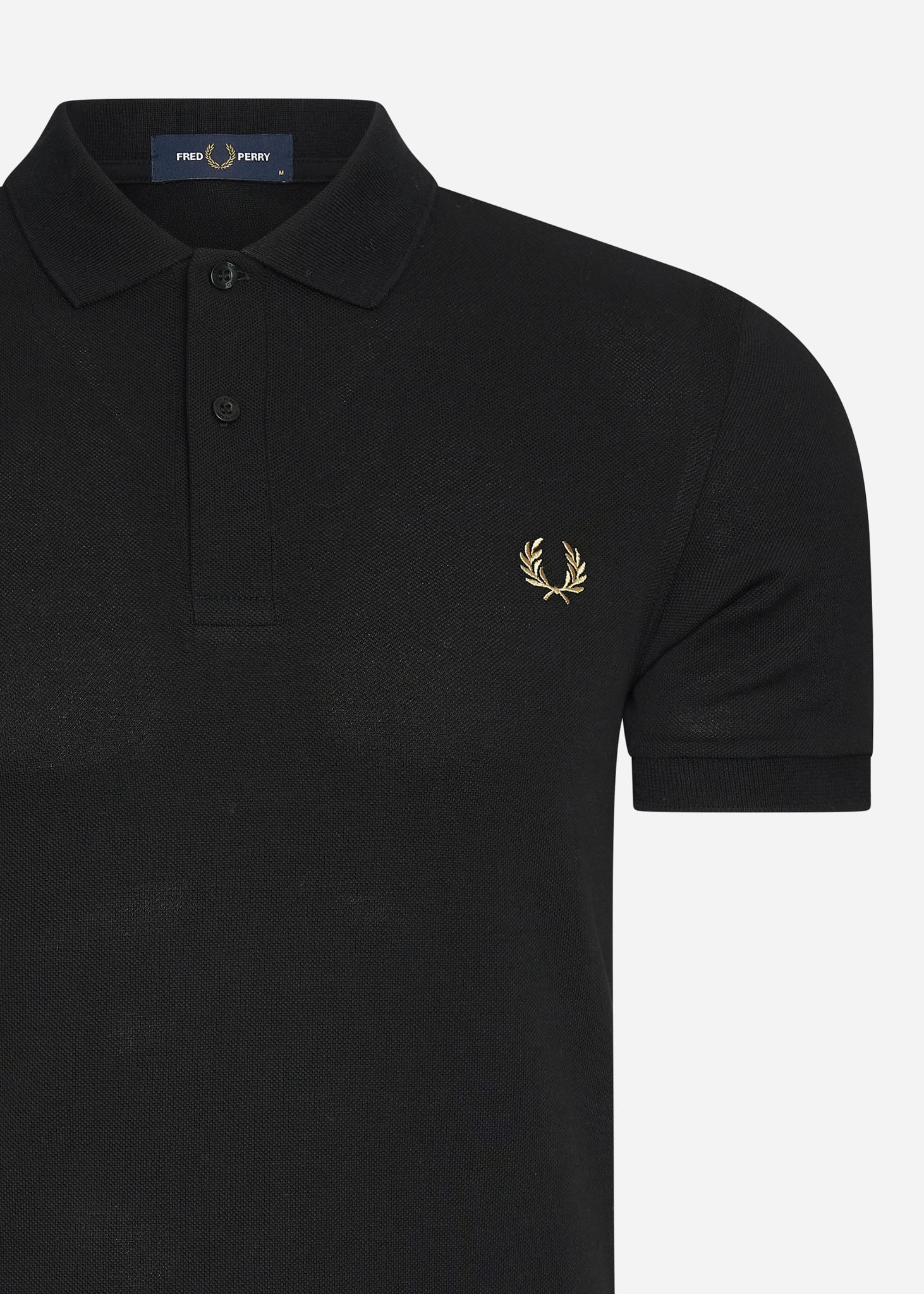 Fred Perry Polo's  Plain fred perry shirt - black warm stone 
