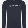 MA.Strum Truien  Ls cracked logo tee - ink navy 