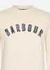 Barbour Truien  Debson crew - white marl 