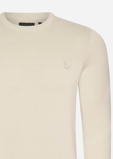 Lyle & Scott Truien  Tonal eagle cotton crew neck jumper - cove 