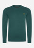 Lyle & Scott Truien  Cotton crew neck jumper - malachite green 