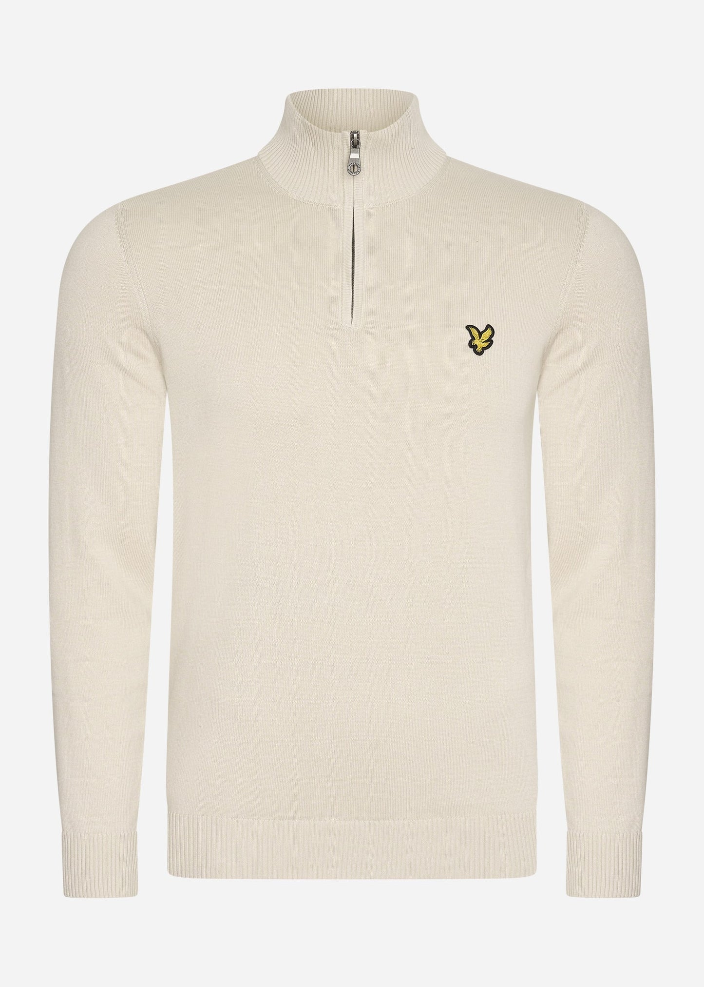 Lyle & Scott Truien  Cotton merino quarter zip jumper - cove 