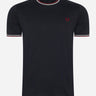 Fred Perry T-shirts  Twin tipped t-shirt - navy snow white red 