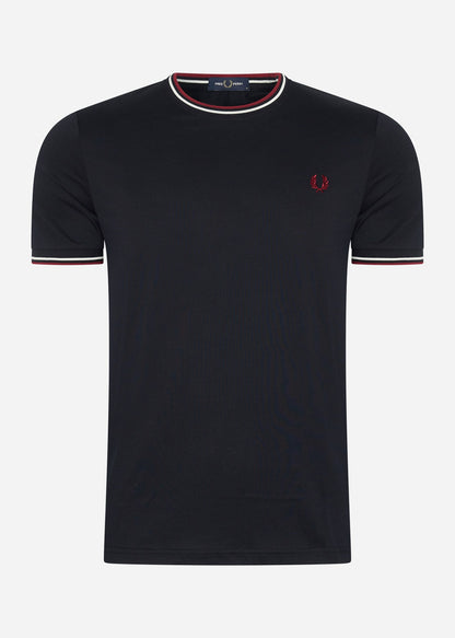 Fred Perry T-shirts  Twin tipped t-shirt - navy snow white red 