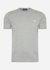 Fred Perry T-shirts  Ringer t-shirt - steel marl 