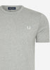 Fred Perry T-shirts  Ringer t-shirt - steel marl 