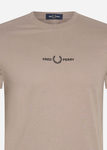 Fred Perry T-shirts  Embroidered t-shirt - dark pink 