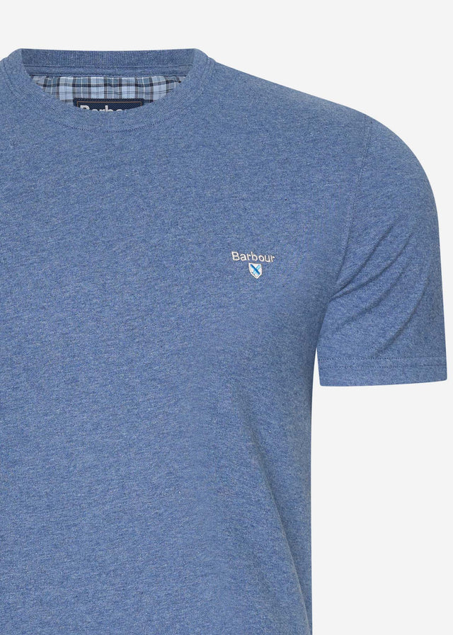 Barbour T-Shirts  Tartan sports tee - chambray 
