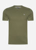 Barbour T-shirts  Tartan sports tee - pale sage 