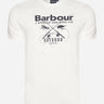 Barbour T-shirts  Fly tee - white 