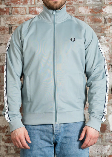Fred Perry Vesten Taped track jacket - silver blue