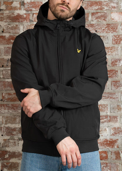 Lyle & Scott Jassen Mesh back softshell jacket - gunmetal