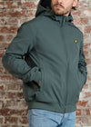 Lyle & Scott Jassen Mesh back softshell jacket - green mercurial