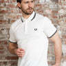 Fred Perry Polo's Twin tipped fred perry polo shirt- white