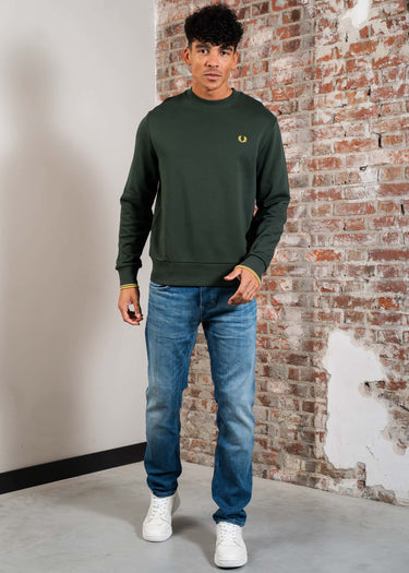 Fred Perry Truien Crew neck sweat-shirt - court green