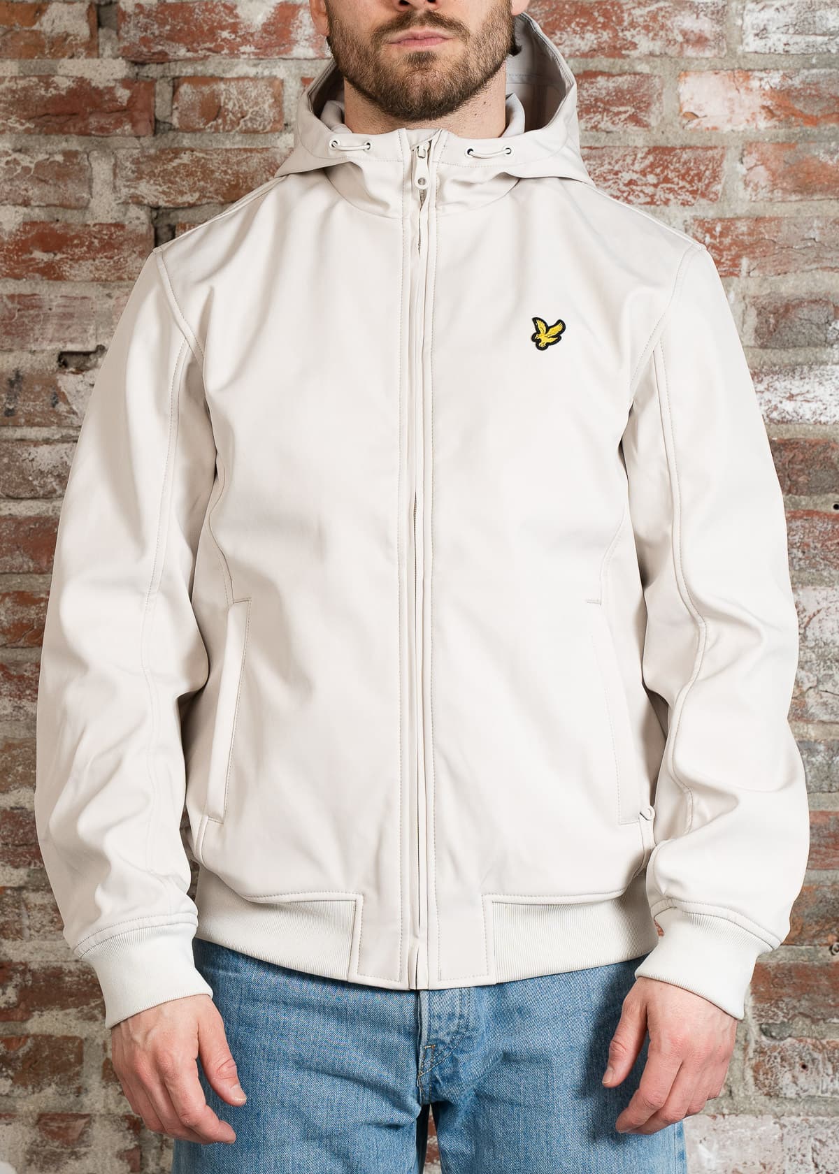 Lyle & Scott Jassen Mesh back softshell jacket - cove