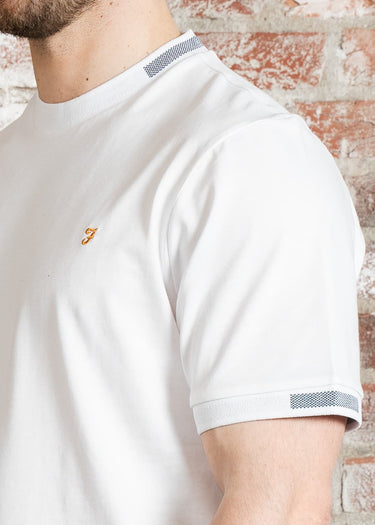 Farah T-shirts Northleigh tee - white