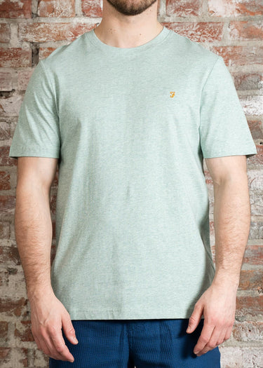 Farah T-shirts Danny reg ss tee - grove green marl