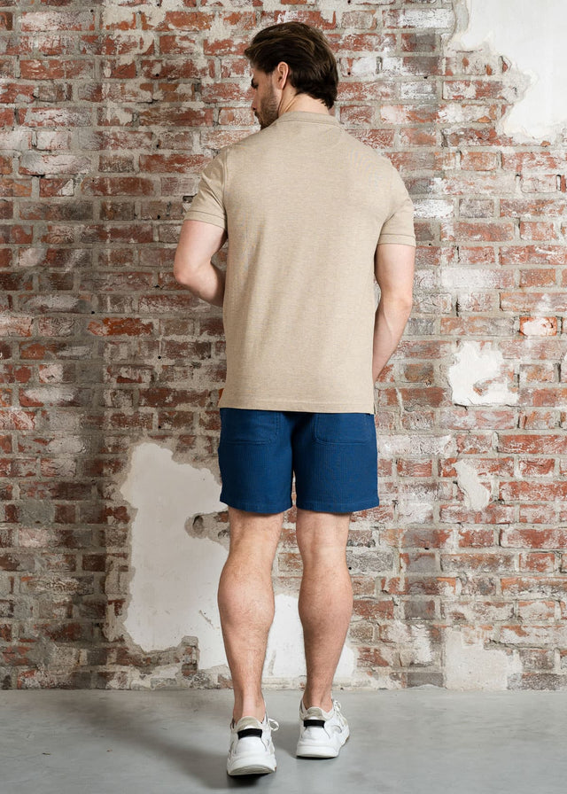 Farah Poloshirts Blanes ss polo - haxelnut marl