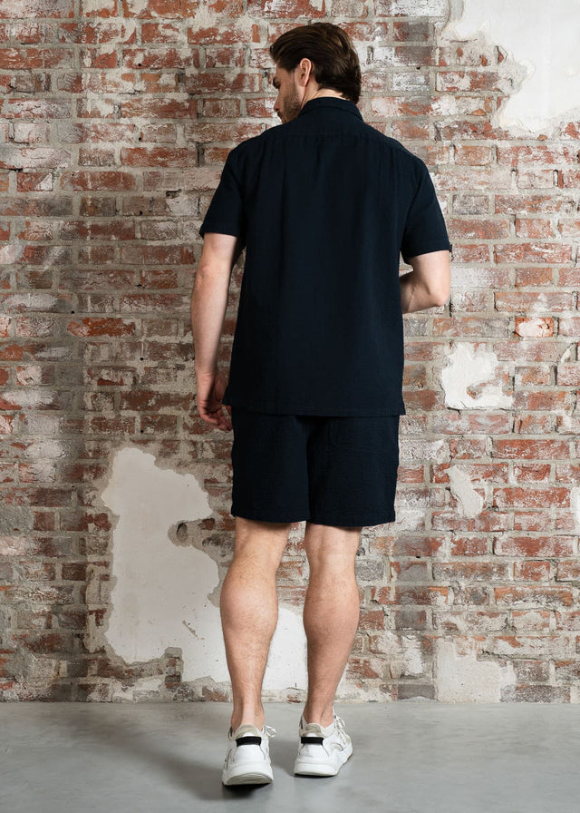 Farah Hemden Rutherford shirt - true navy