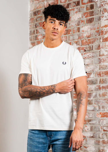 Fred Perry T-shirts Ringer t-shirt - ecru
