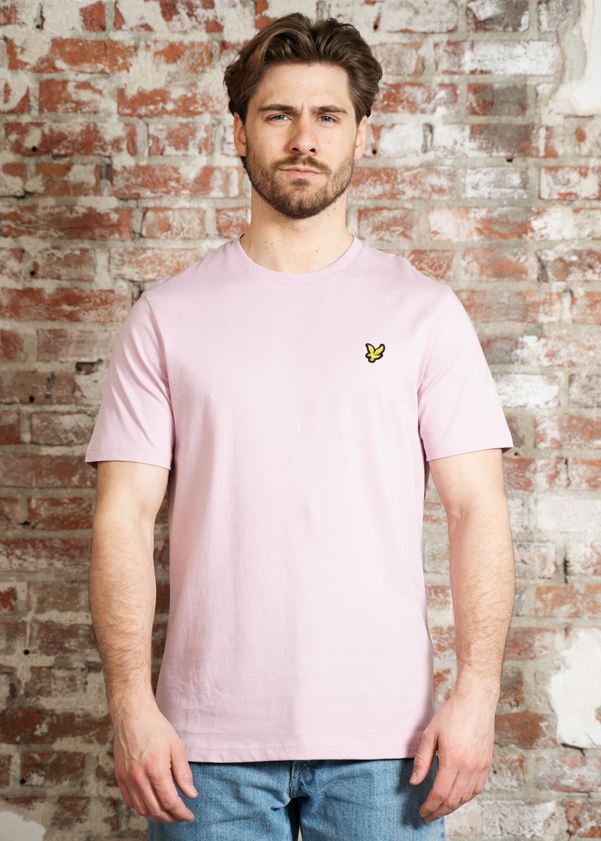 Lyle & Scott T-shirts Plain t-shirt - pink light