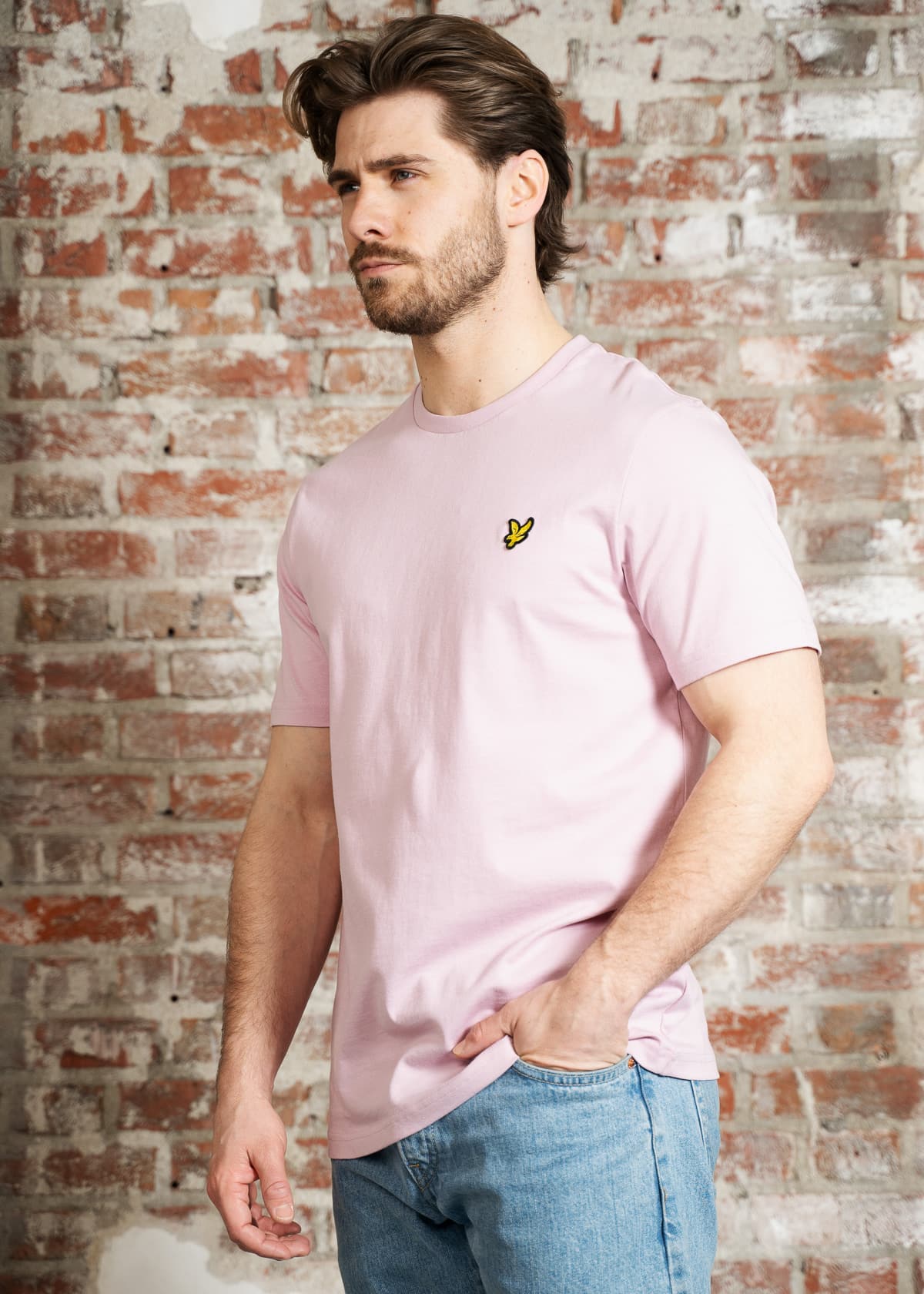 Lyle & Scott T-shirts Plain t-shirt - pink light