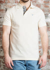 Barbour Polo's Barbour tartan pique polo shirt - antique white