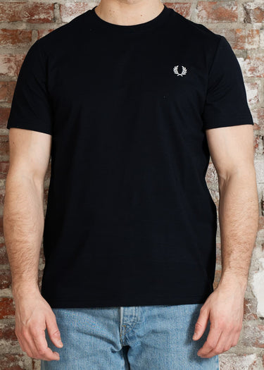 Fred Perry T-shirts Rear powder laurel graphic tee - navy