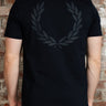Fred Perry T-shirts Rear powder laurel graphic tee - navy