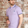 Fred Perry Polo's Twin tipped fred perry polo shirt- Ultraviolet Tennis Blue Shaded Cobalt