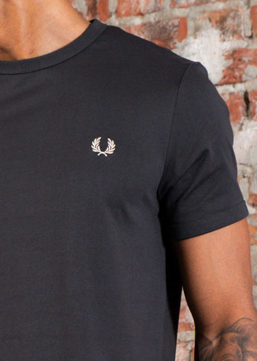 Fred Perry T-shirts Ringer t-shirt - anchor grey