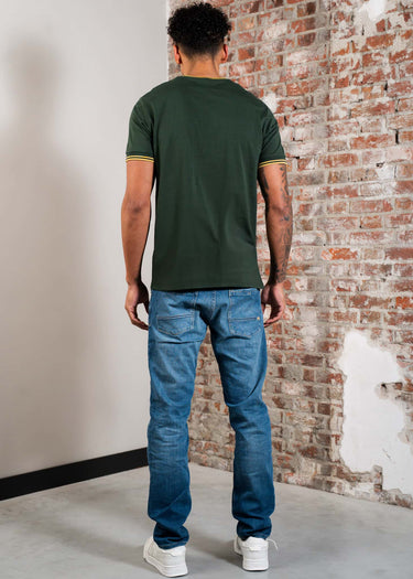 Fred Perry T-shirts Twin tipped t-shirt - Court Green Honeycomb