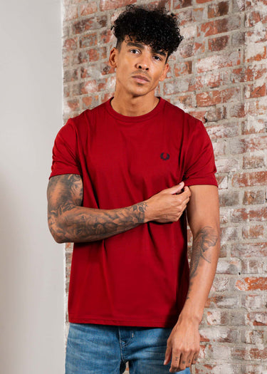 Fred Perry T-shirts Ringer t-shirt - burnt red
