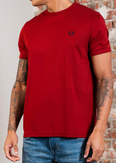 Fred Perry T-shirts Ringer t-shirt - burnt red