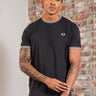 Fred Perry T-shirts Twin tipped t-shirt - Anchor Grey Oatmeal