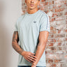 Fred Perry T-shirts Taped ringer t-shirt - silver blue