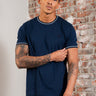 Fred Perry T-shirts Twin tipped t-shirt - Tennis Blue Silver Blue Navy