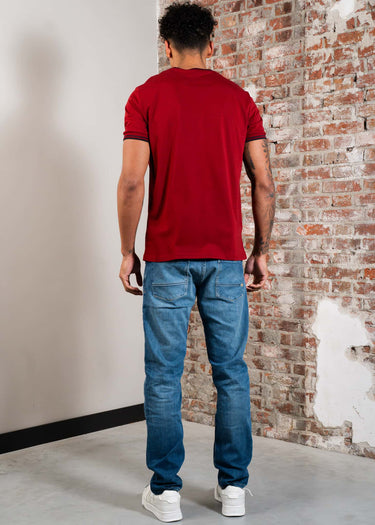 Fred Perry T-shirts Twin tipped t-shirt - burnt red navy