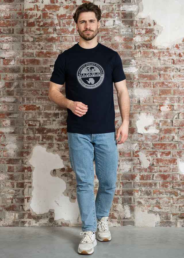 Napapijri T-Shirts S bollo 2 - blu marine