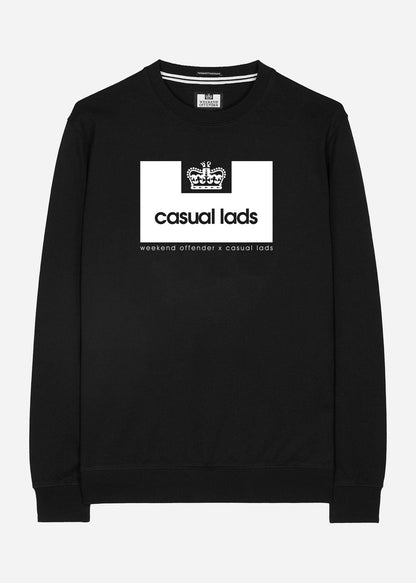 Weekend Offender Truien  Casual Lads sweater - black 